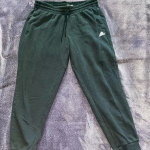 Black adidas joggers
